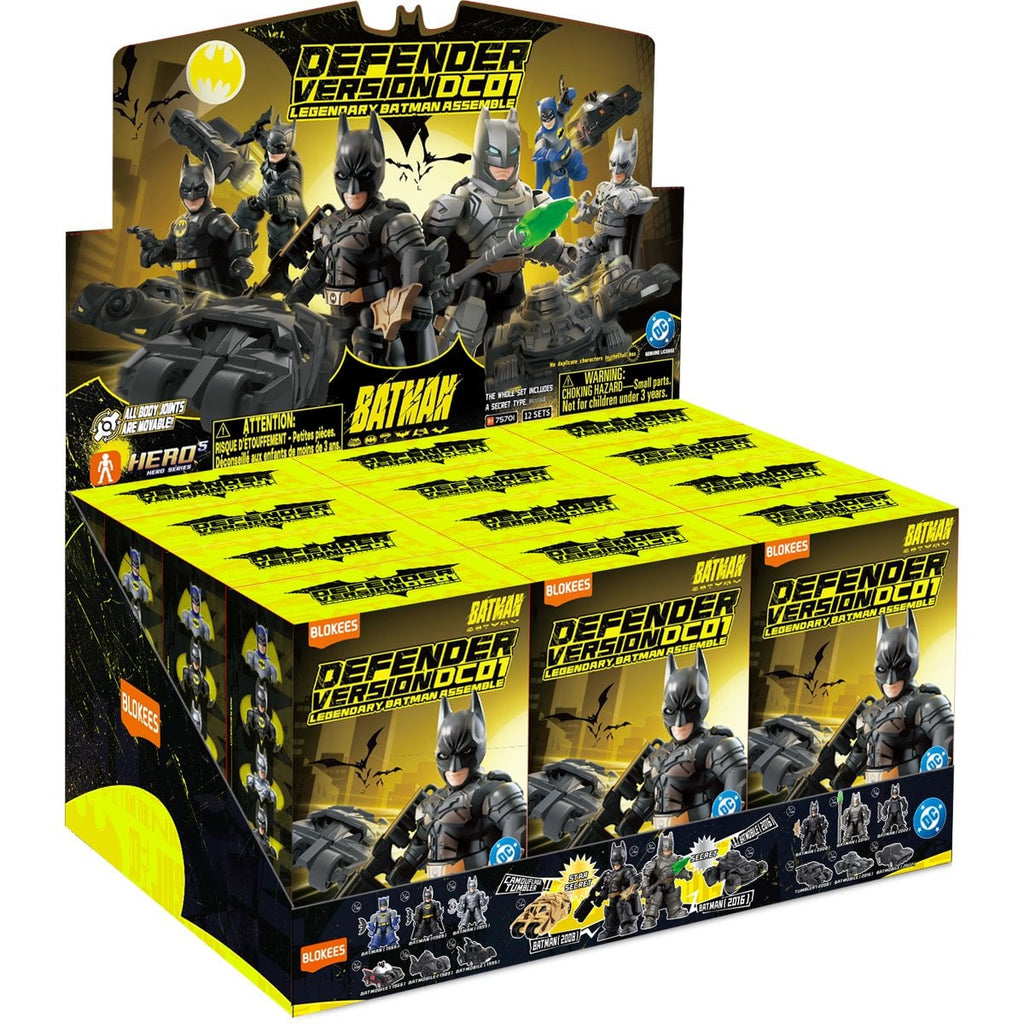 DC Defender Version 01 Legendary Batman Assemble Mini Model Kit Display Box of 12