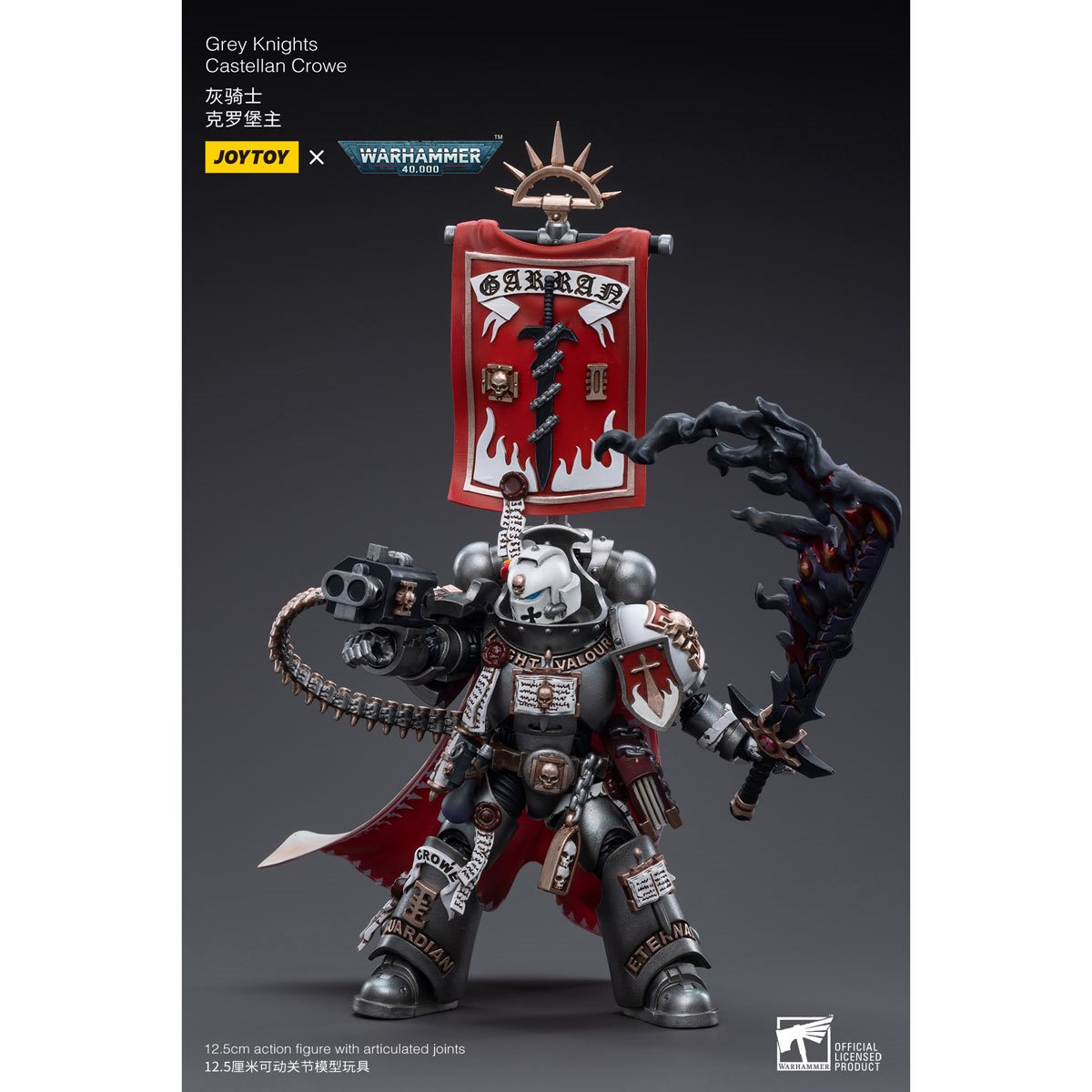 Joy Toy Warhammer 40,000 Grey Knights Castellan Crowe 1:18 Scale Action Figure