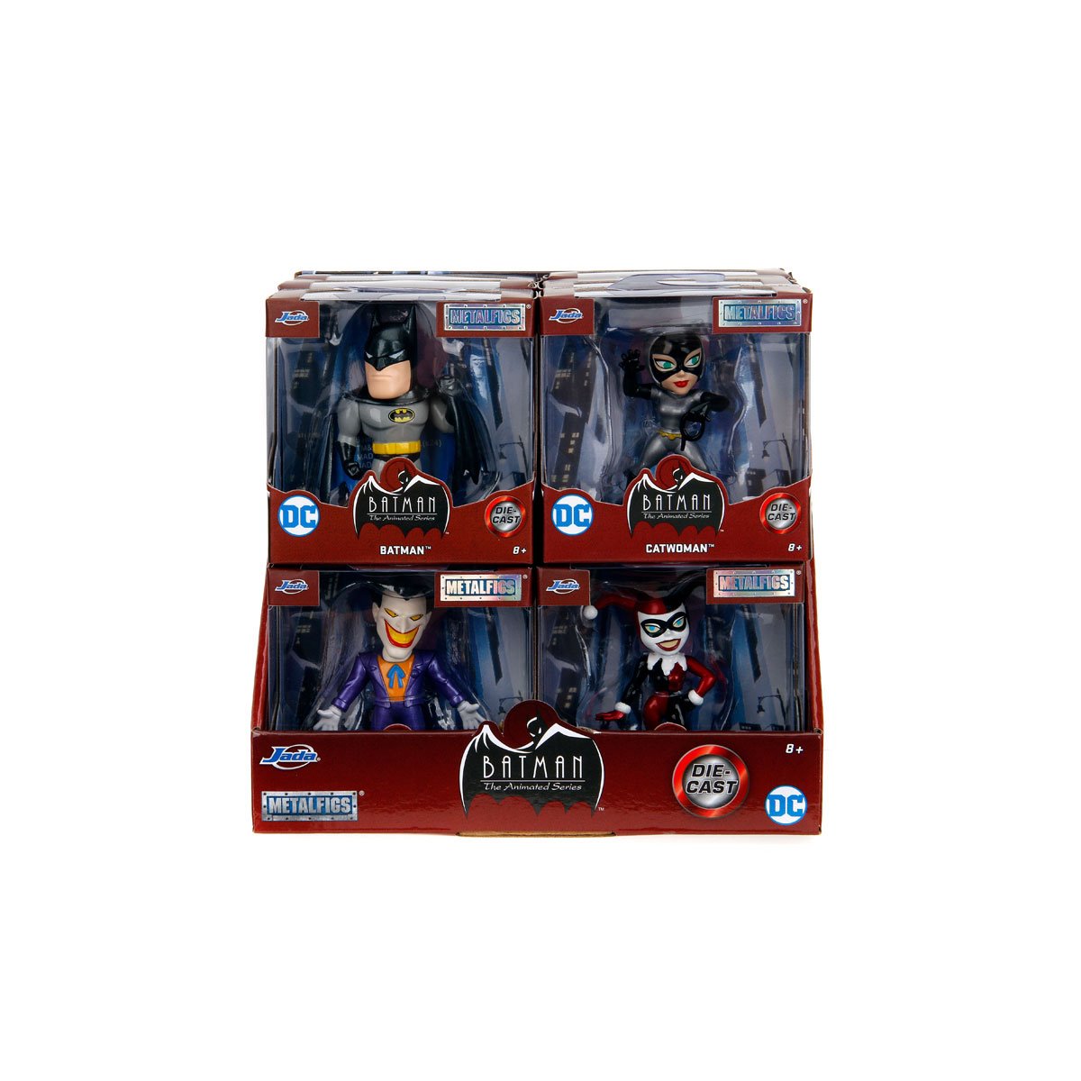 DC Batman: The Animated Series Wave 2 Series 2 MetalFigs 2 1/2-Inch Die-Cast Metal Mini-Figure Set of 4