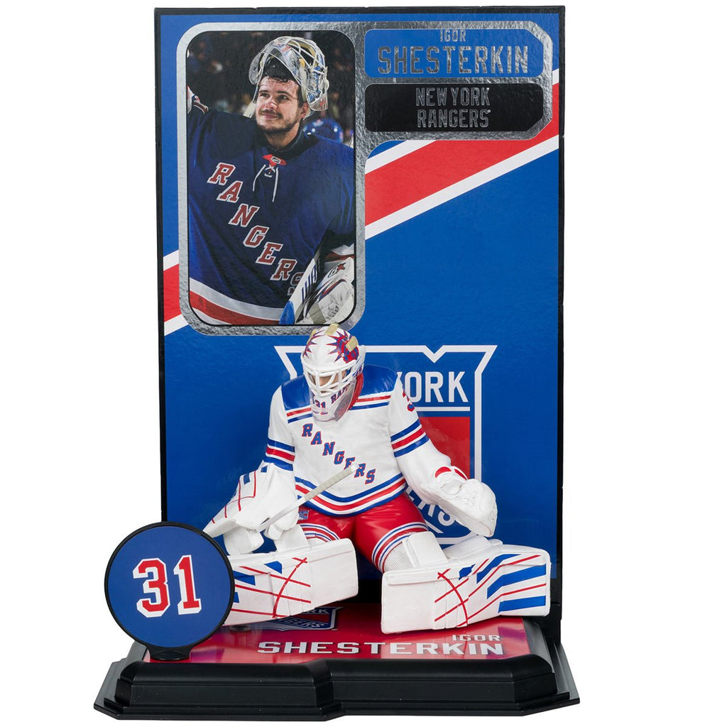NHL SportsPicks New York Rangers Igor Shesterkin 7-Inch Posed Figure