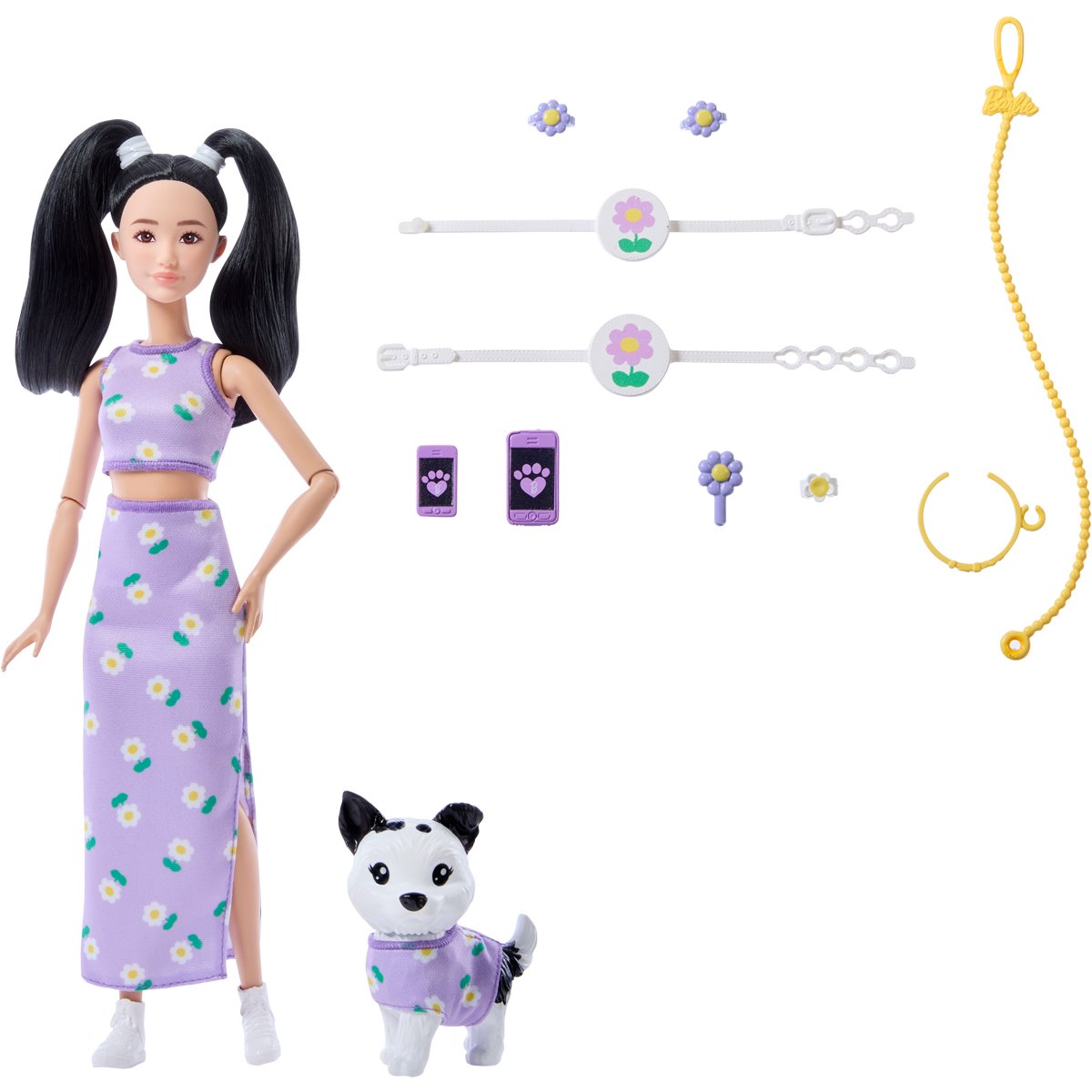 BarbieTwinning Looks Floral Accessories and Doll