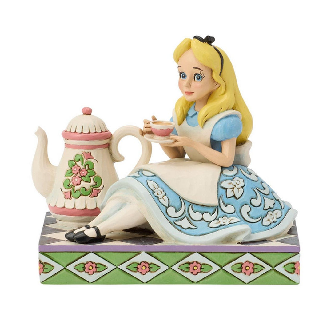 Disney Traditions Alice in Wonderland Alice with Teapot Statue
