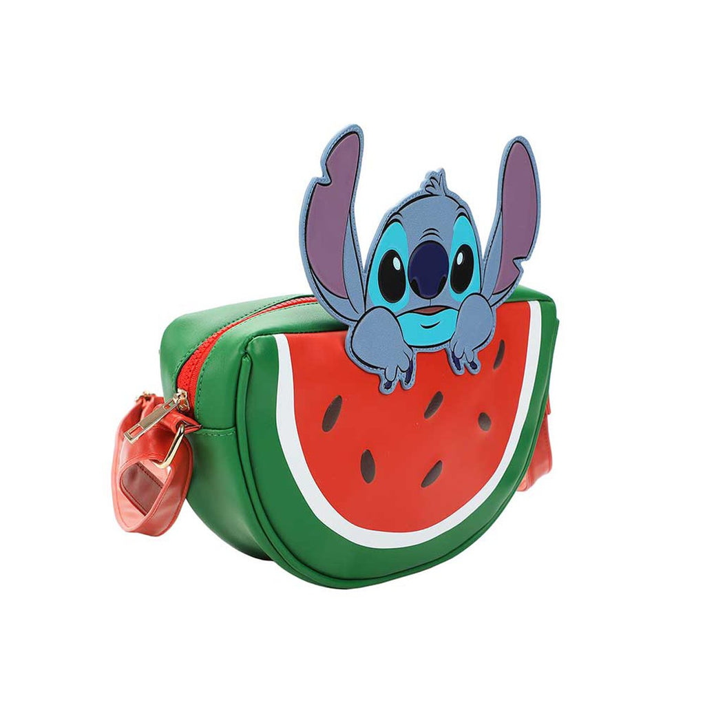 Lilo and Stitch Stitch 3D Watermelon Shaped Crossbody Bag
