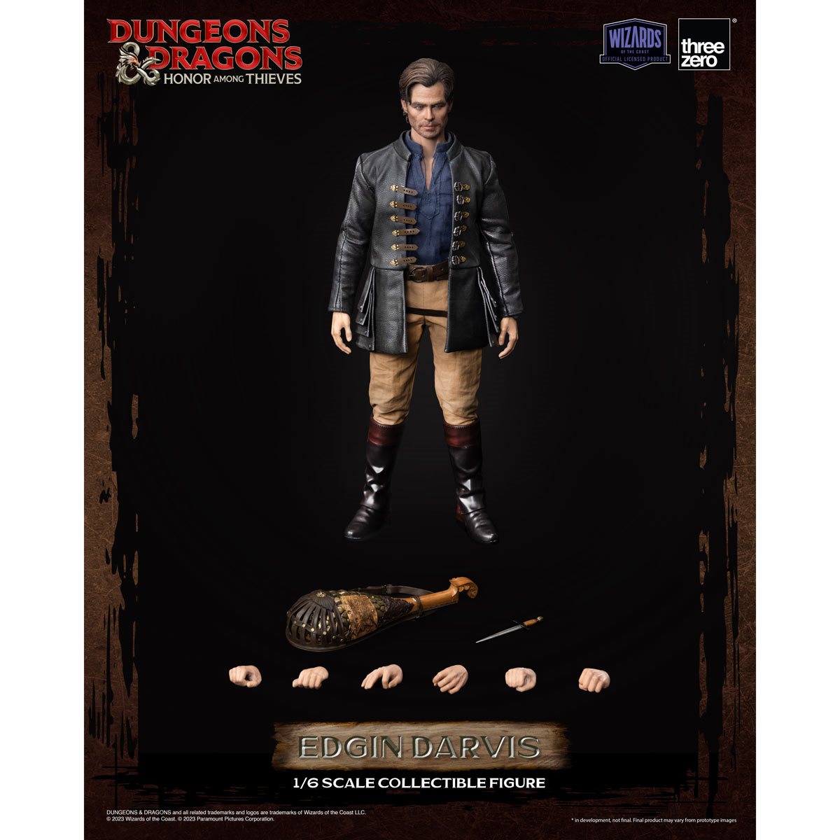 Dungeons & Dragons: Honor Among Thieves Edgin Darvis 1:6 Scale Action Figure