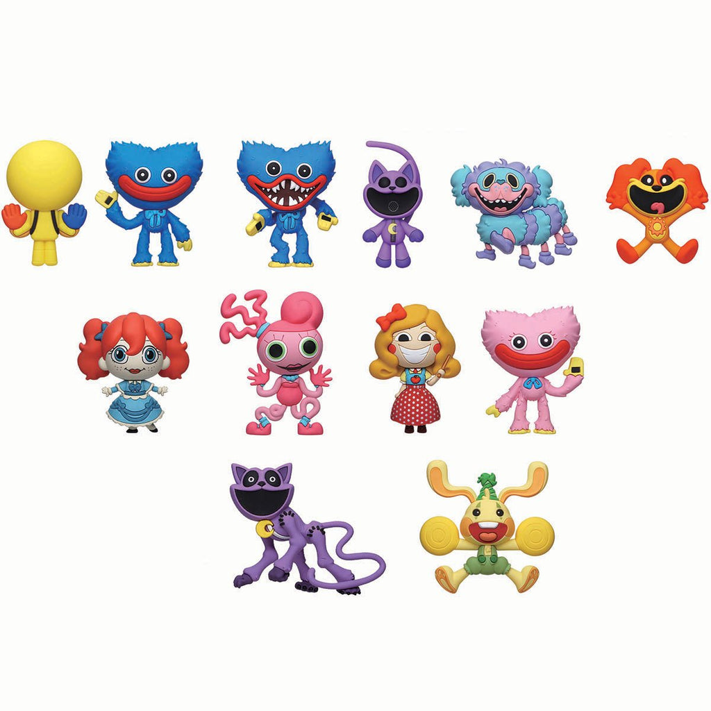 Poppy Playtime 3D Foam Bag Clip Display Case of 24