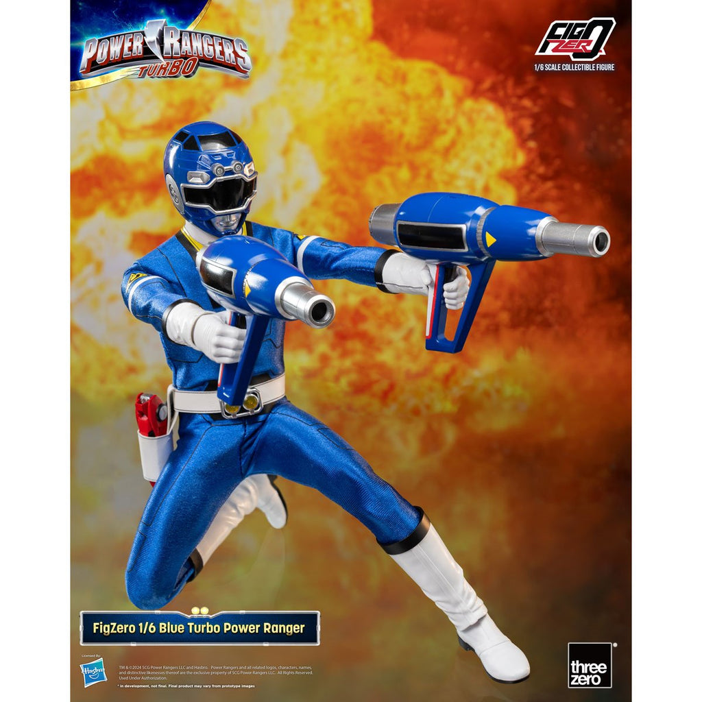 Power Rangers Turbo Blue Turbo Power Ranger FigZero 1:6 Scale Action Figure
