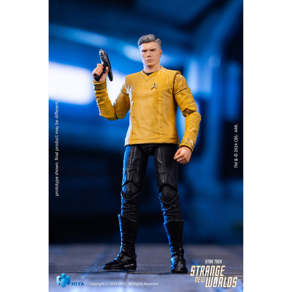 Star Trek: Strange New Worlds Captain Christopher Pike Exquisite Mini Series 1:18 Scale Action Figure