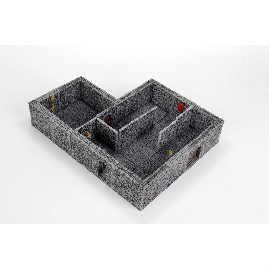 WarLock Tiles Dungeon Tiles II Full Height Stone Walls Pack
