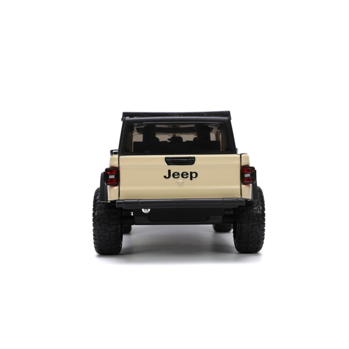 Just Trucks 2020 Jeep Gladiator Tan 1:24 Scale Die-Cast Metal Vehicle with Tire Rack