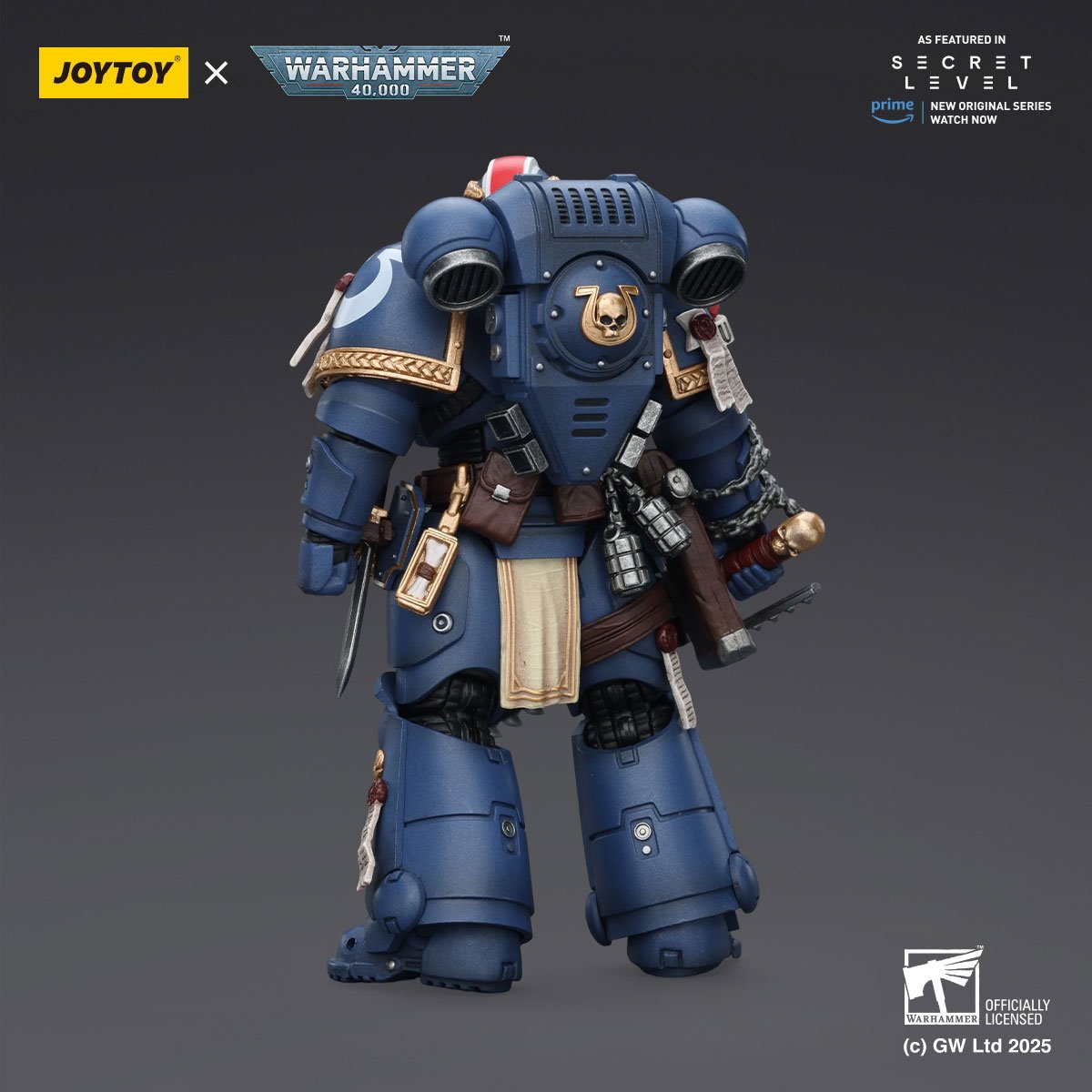 Joy Toy Warhammer 40,000 Ultramarines Titus with Laurels of Victory 1:18 Scale Action Figure