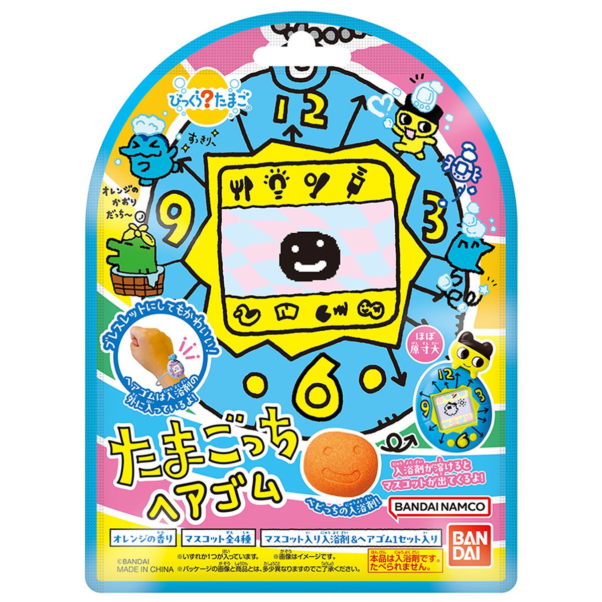 Tamagotchi Hair Tie Volume 1 Bikkura Bath Bomb Blind-Box Case of 15