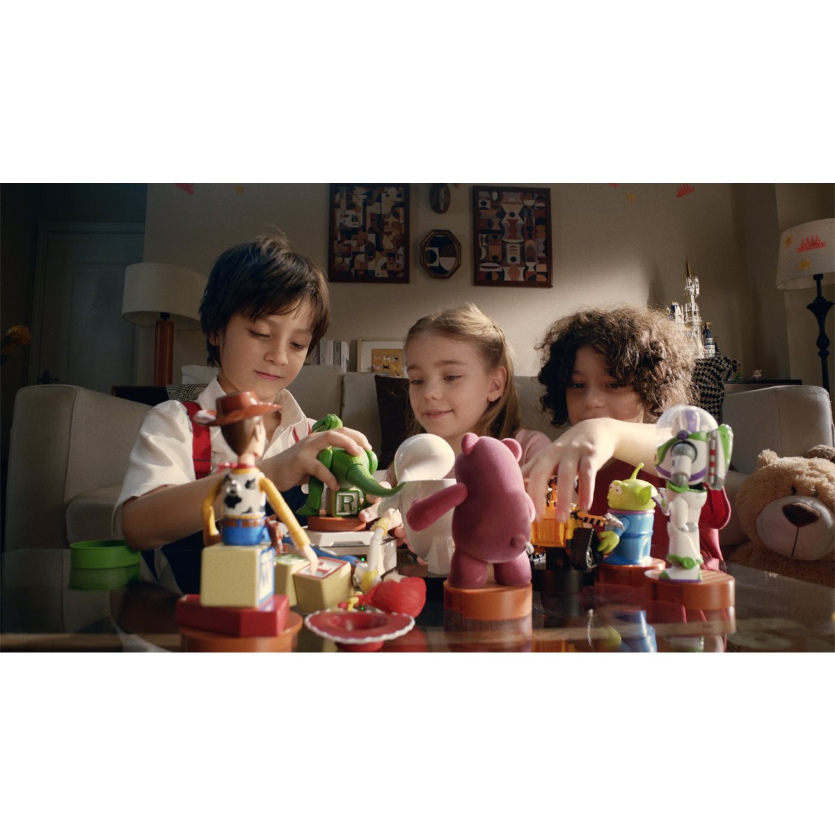 Toy Story Mini Robots Story Pack 6 Toy Story Robots with Base - Buzz Lightyear, Woody, Lotso, Alien, Rex, Jessie