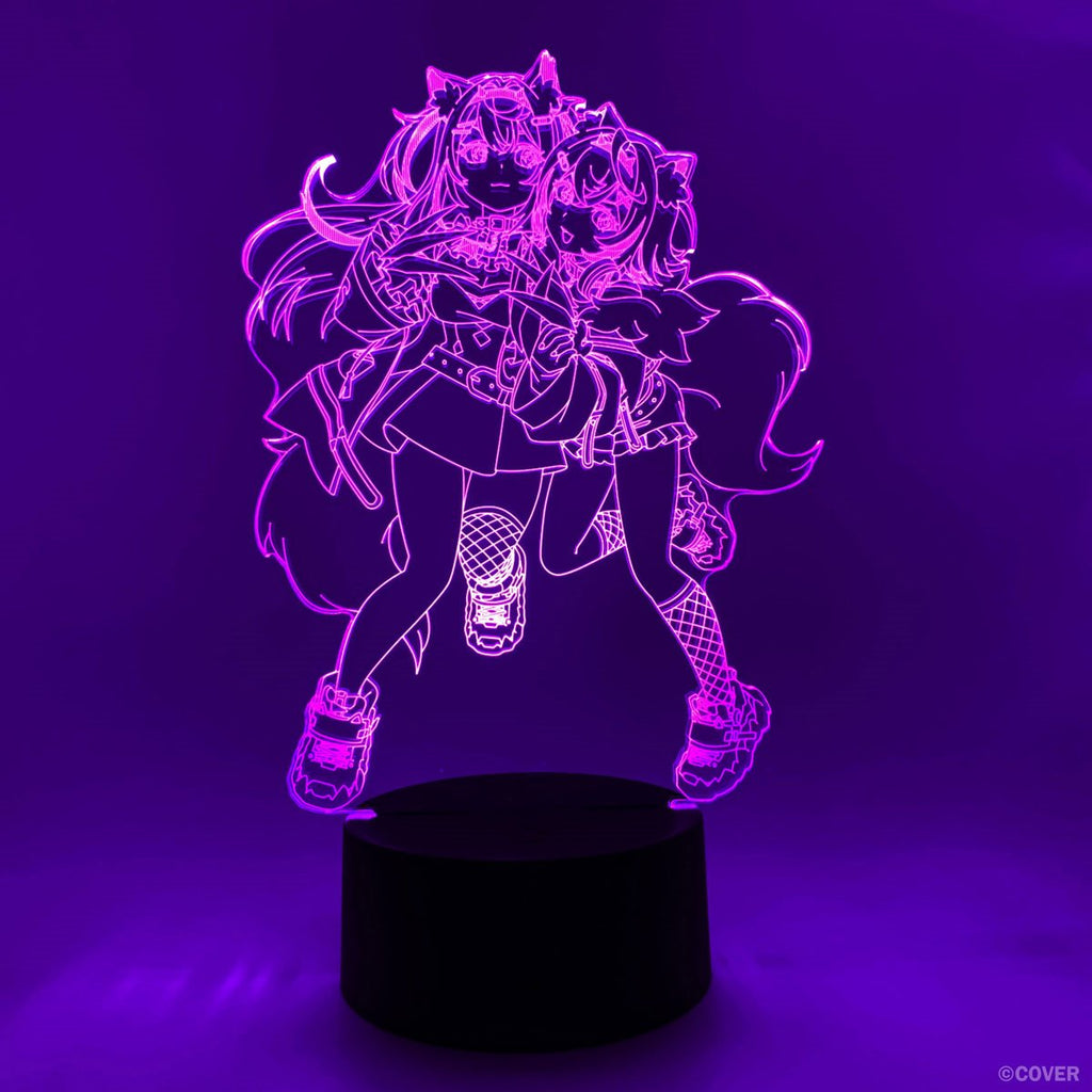 Hololive Advent Fuwawa and Mococo Abyssgard Otaku Lamp