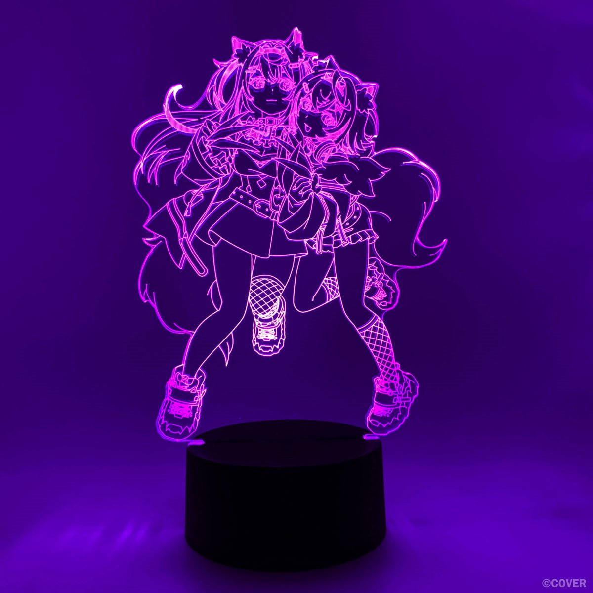 Hololive Advent Fuwawa and Mococo Abyssgard Otaku Lamp