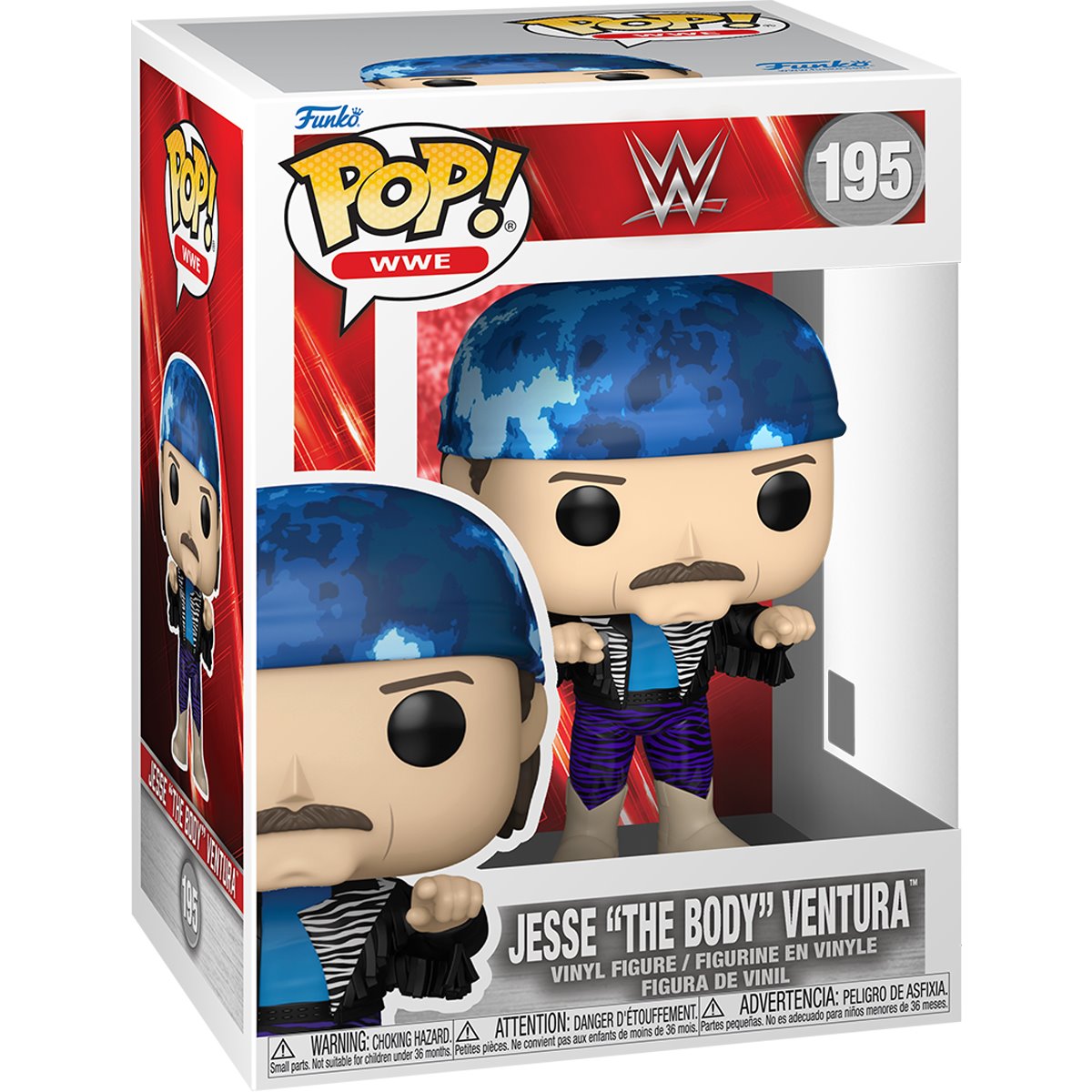 WWE Jesse "The Body" Ventura  Funko Pop! Vinyl Figure #195