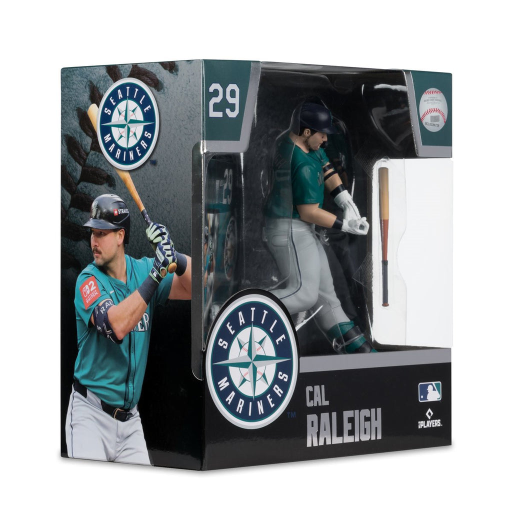 MLB SportsPicks Seattle Mariners Cal Raleigh 7-Inch Posed Figure