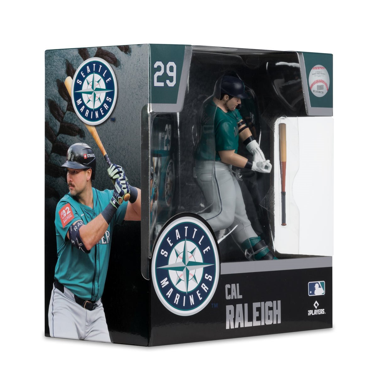 MLB SportsPicks Seattle Mariners Cal Raleigh 7-Inch Posed Figure