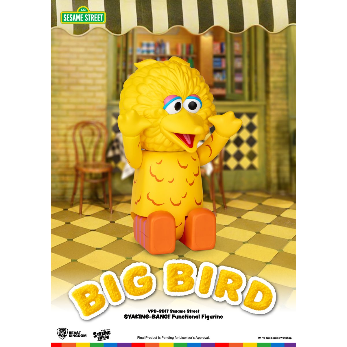 Sesame Street Big Bird VPB-SB17 Syaking-Bang!! Piggy Bank