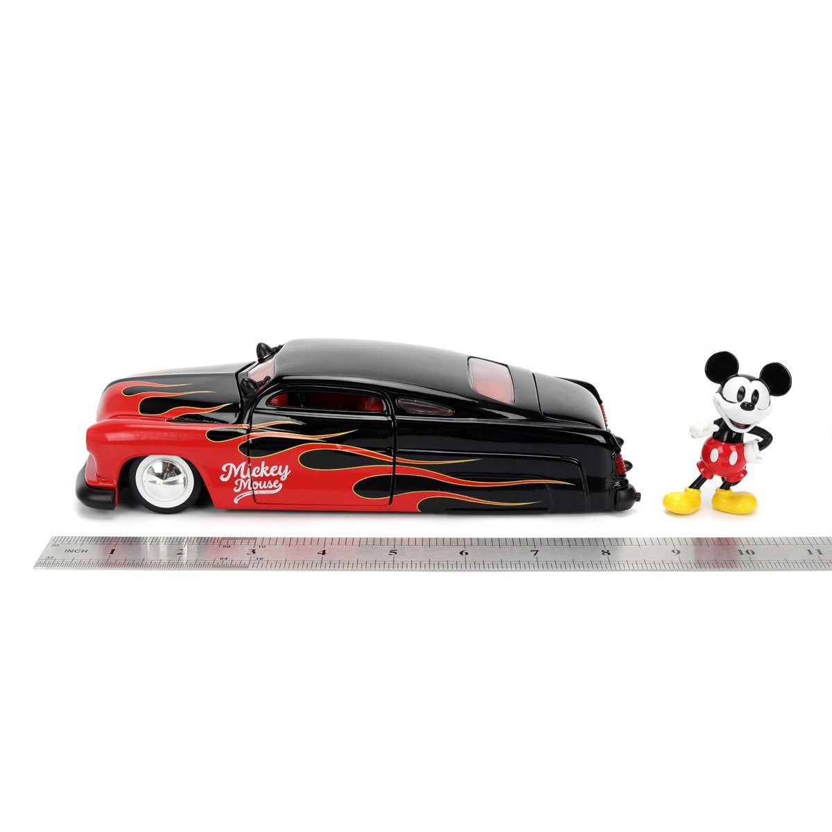 Hollywood Rides Disney 1951 Mercury 1:24 Scale Die-Cast Metal Vehicle with Mickey Mouse Figure
