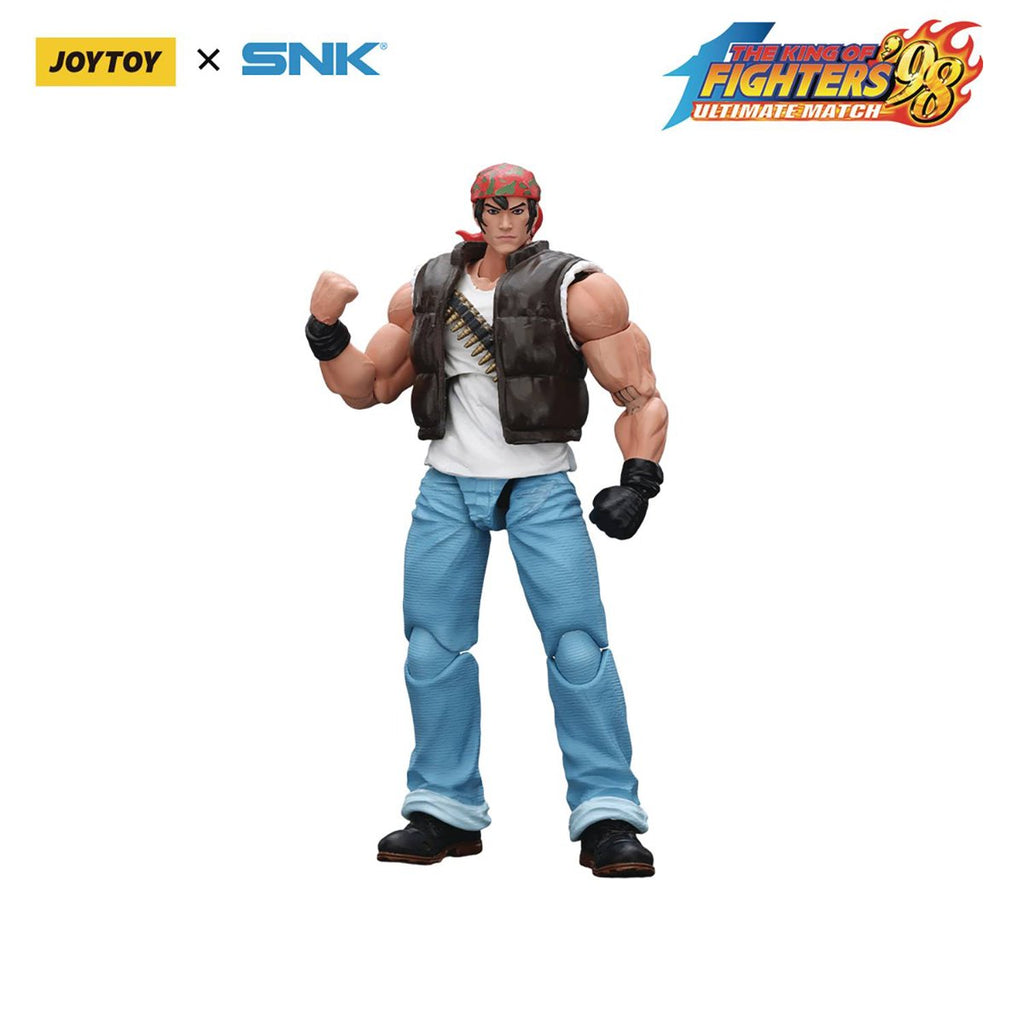 Joy Toy King of Fighters '98 Ultimate Match Ikari Warriors Team Ralf Jones 1:18 Scale Action Figure