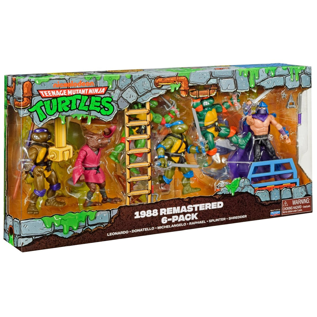 Teenage Mutant Ninja Turtles Remastered Action Figure 6-Pack