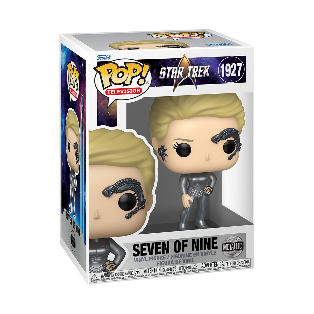 Star Trek Voyager Seven of Nine Copy Metallic Funko Pop! Vinyl Figure