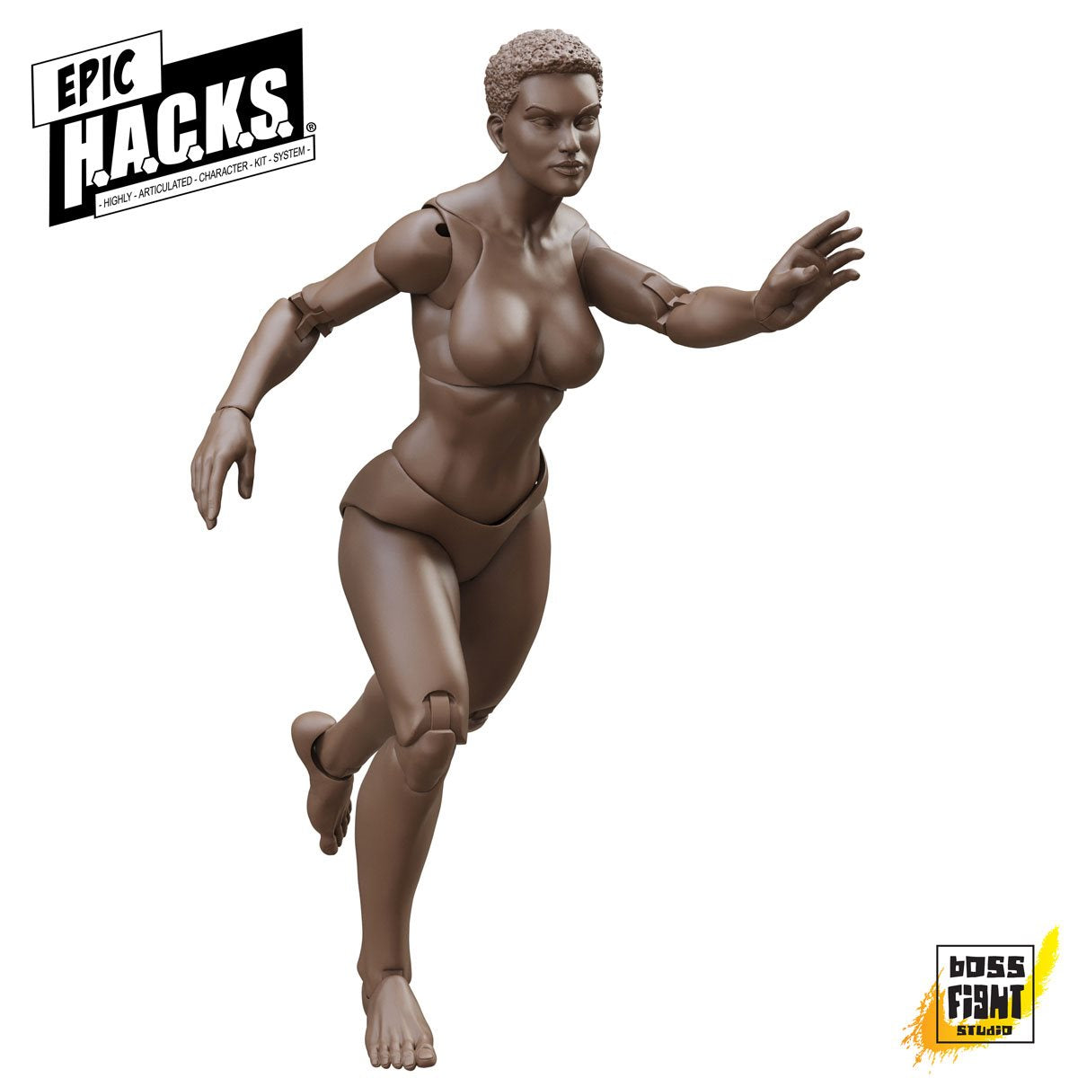 Epic H.A.C.K.S Blanks Coffee Female 1:12 Scale Action Figure