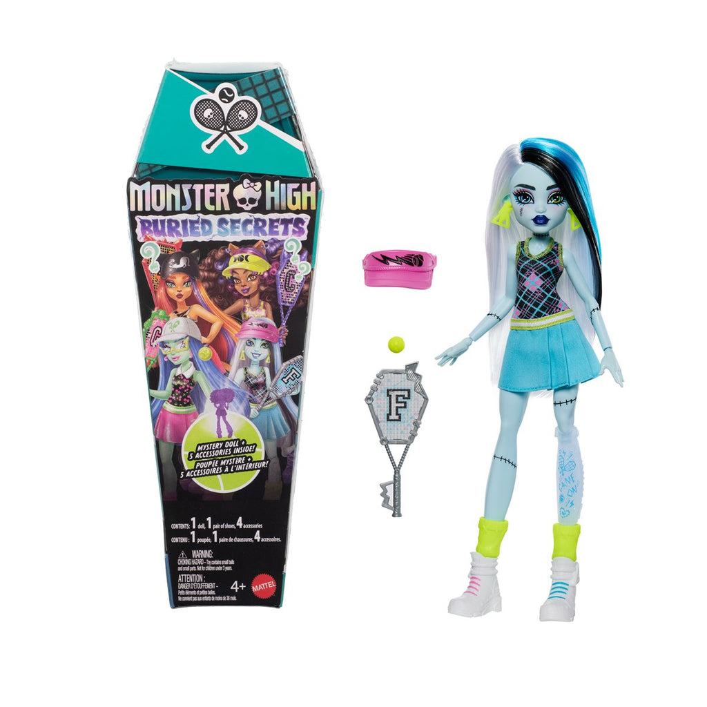 Monster High Buried Secrets Wave 4 Courtside Fang-Out Doll Case of 6