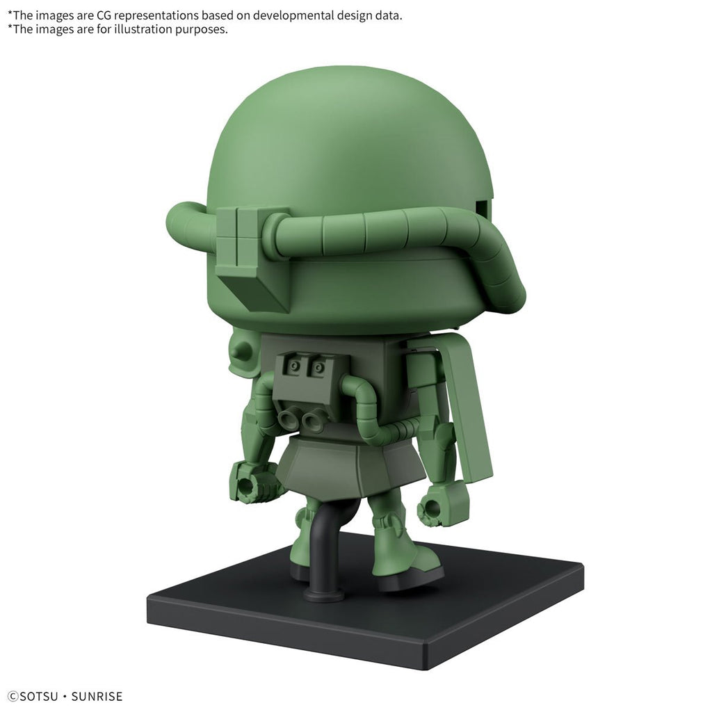Mobile Suit Gundam Gundam Zakupla-kun DX Set with Runner Version Recreation Parts 1:1 Scale Model Kit