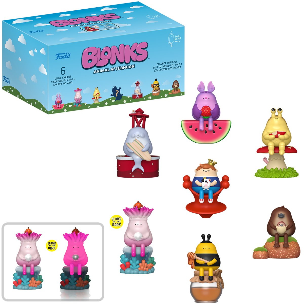 Blonks: Animal Afternoon Premium Blind-Box Vinyl Figure - 1 Random Figure
