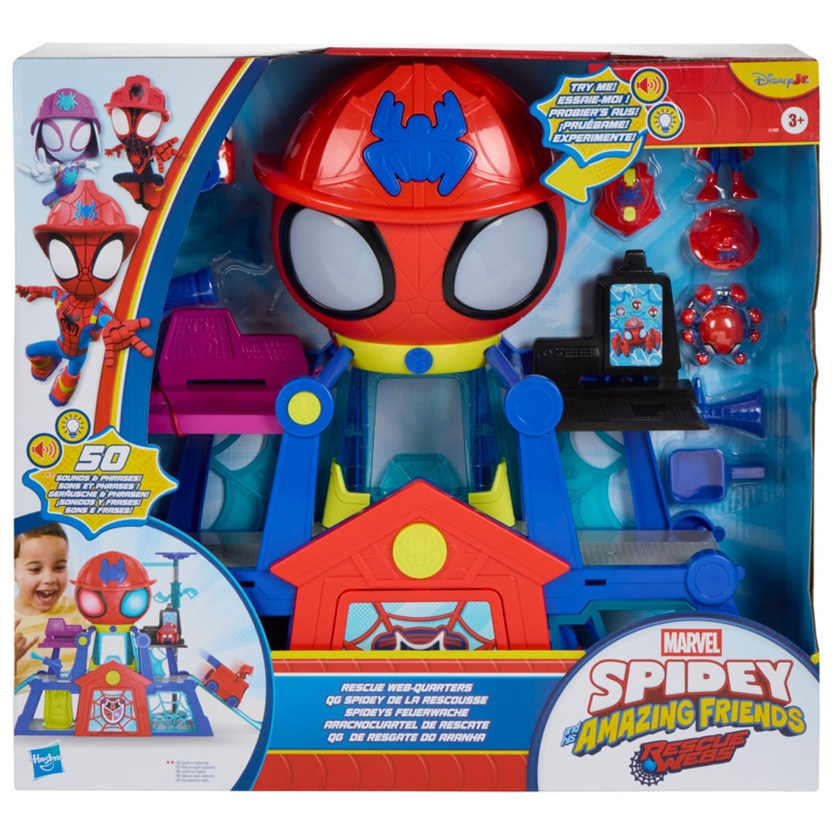 Spidey and his Amazing Friends Rescue-Webs Web-Quarters Playset