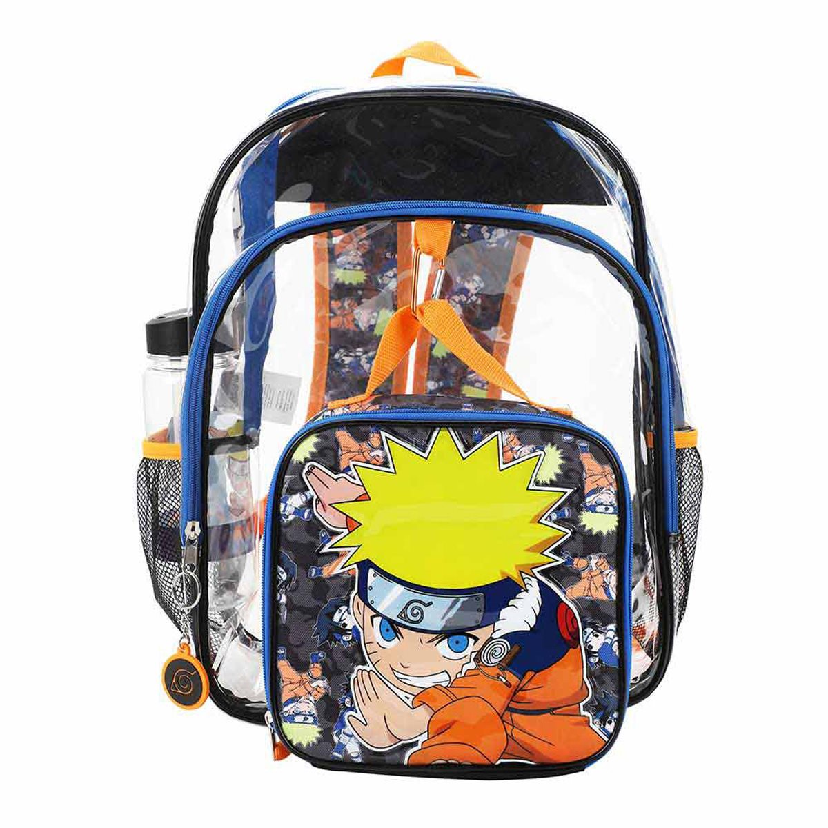 Naruto Uzumaki Clear Youth Backpack 5-Piece Set