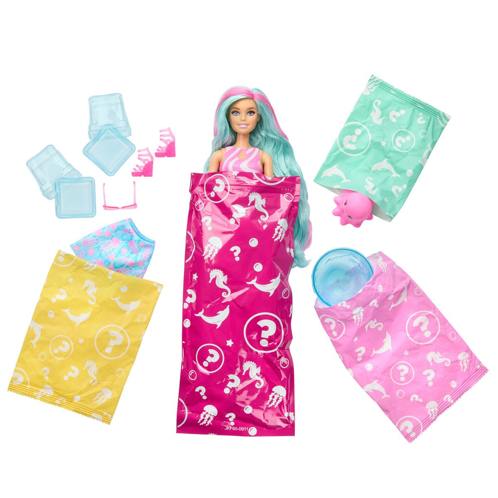 Barbie Pop Reveal Sea Slushy Series Jellyfish Doll