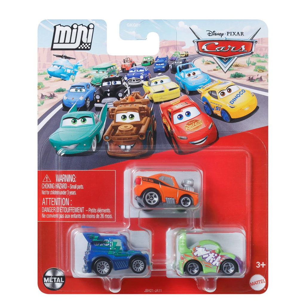 Cars Mini Racers 3-Pack 2026 Mix 1 Case of 6