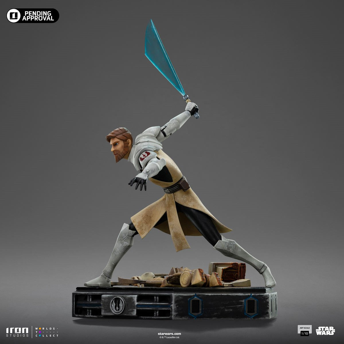 Star Wars: The Clone Wars Obi-Wan Kenobi 1:10 Art Scale Limited Edition Statue