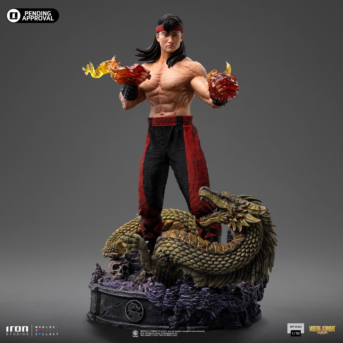 Mortal Kombat Liu Kang 1:10 Art Scale LE Statue