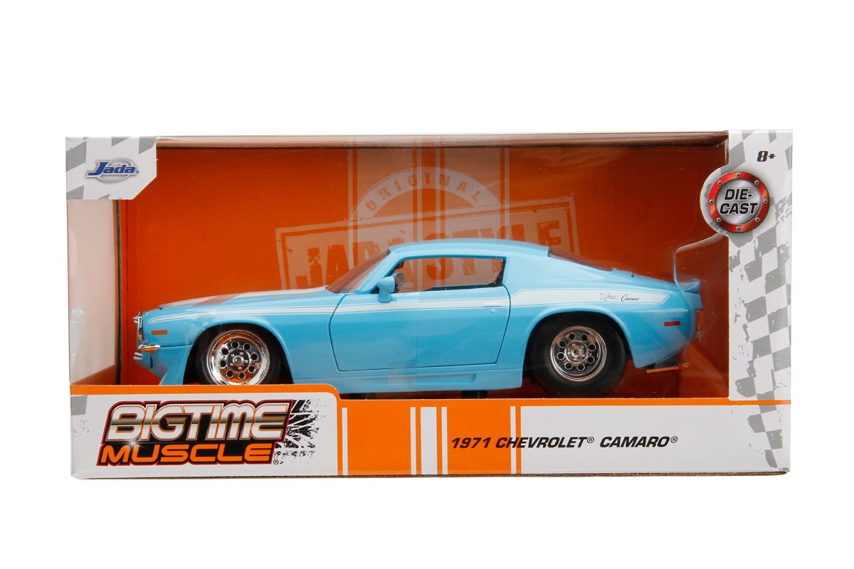 Bigtime Muscle 1971 Chevrolet Camaro 1:24 Scale Die-Cast Metal Vehicle