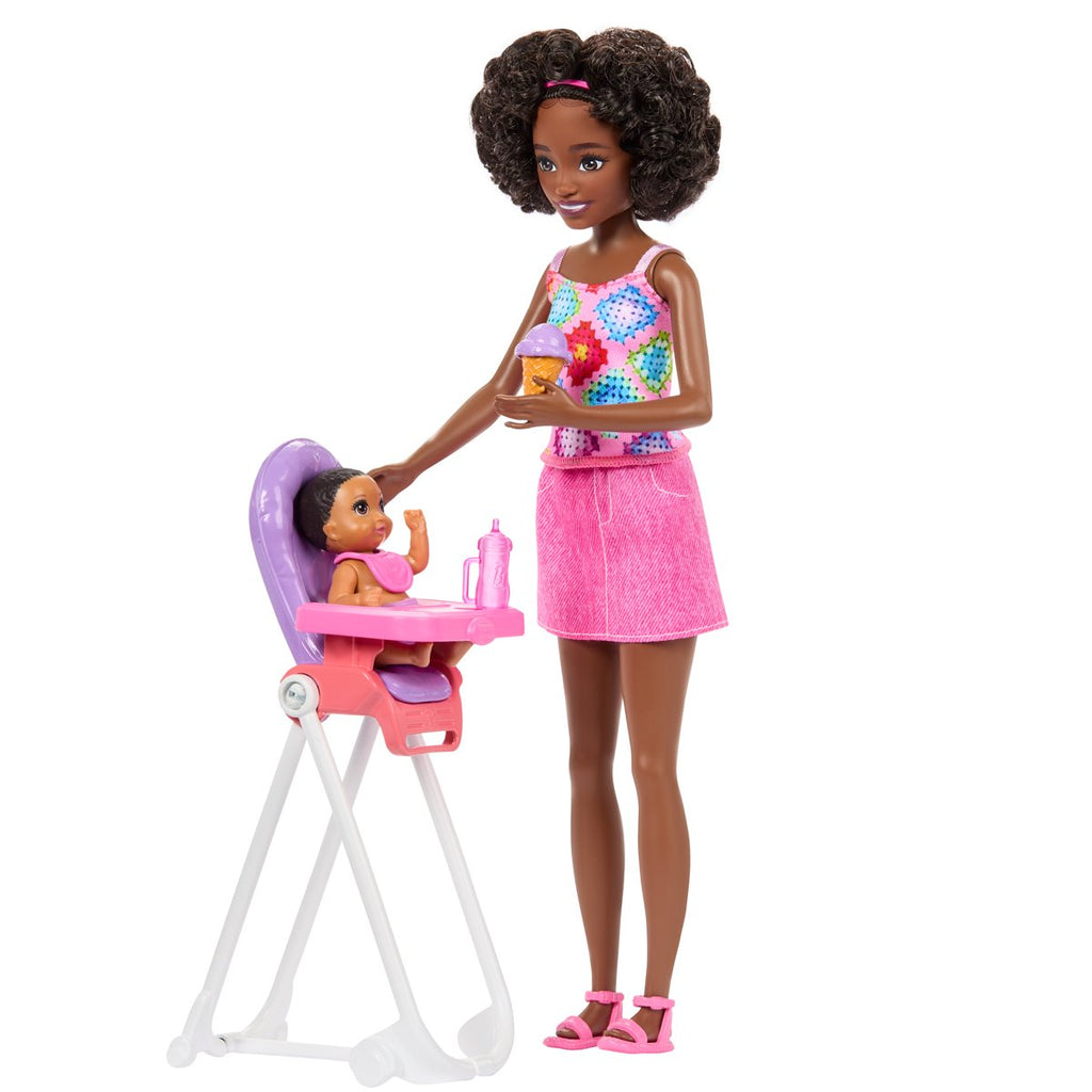 Barbie Family & Friends High Chair Playset and Doll