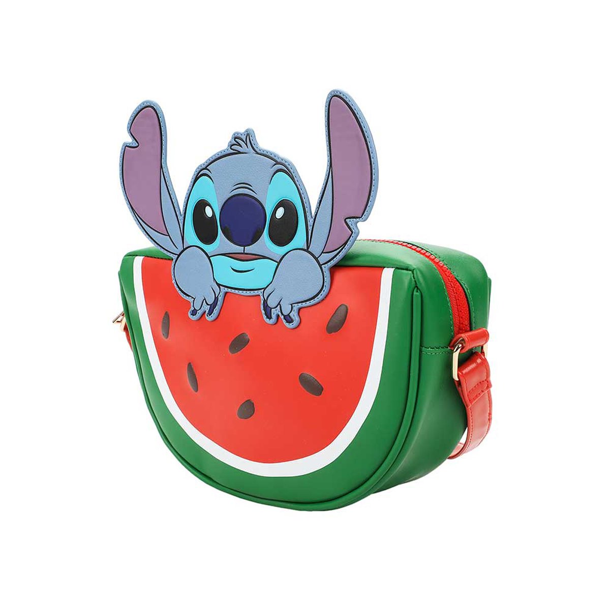 Lilo and Stitch Stitch 3D Watermelon Shaped Crossbody Bag