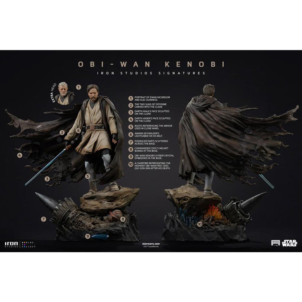 Star Wars Obi-Wan Kenobi Signatures 1:10 Art Scale Statue