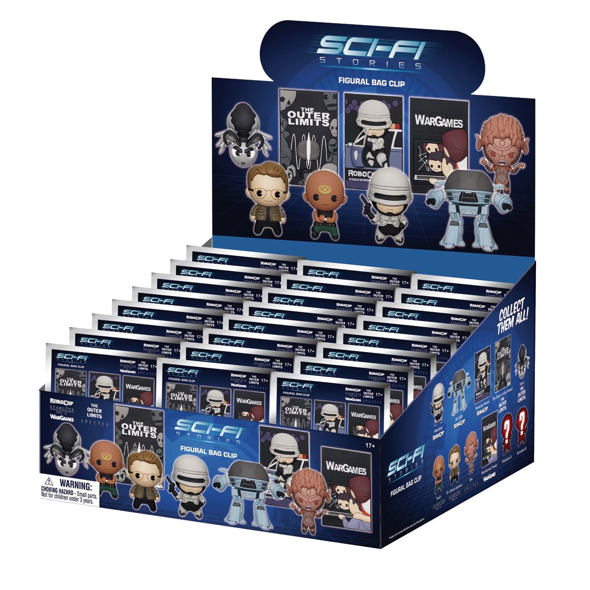 MGM Sci-Fi Films 3D Foam Bag Clip Random 6-Pack