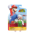 World of Nintendo Wave 41 Fire Luigi with Fire Accessory 4-Inch Action Figure