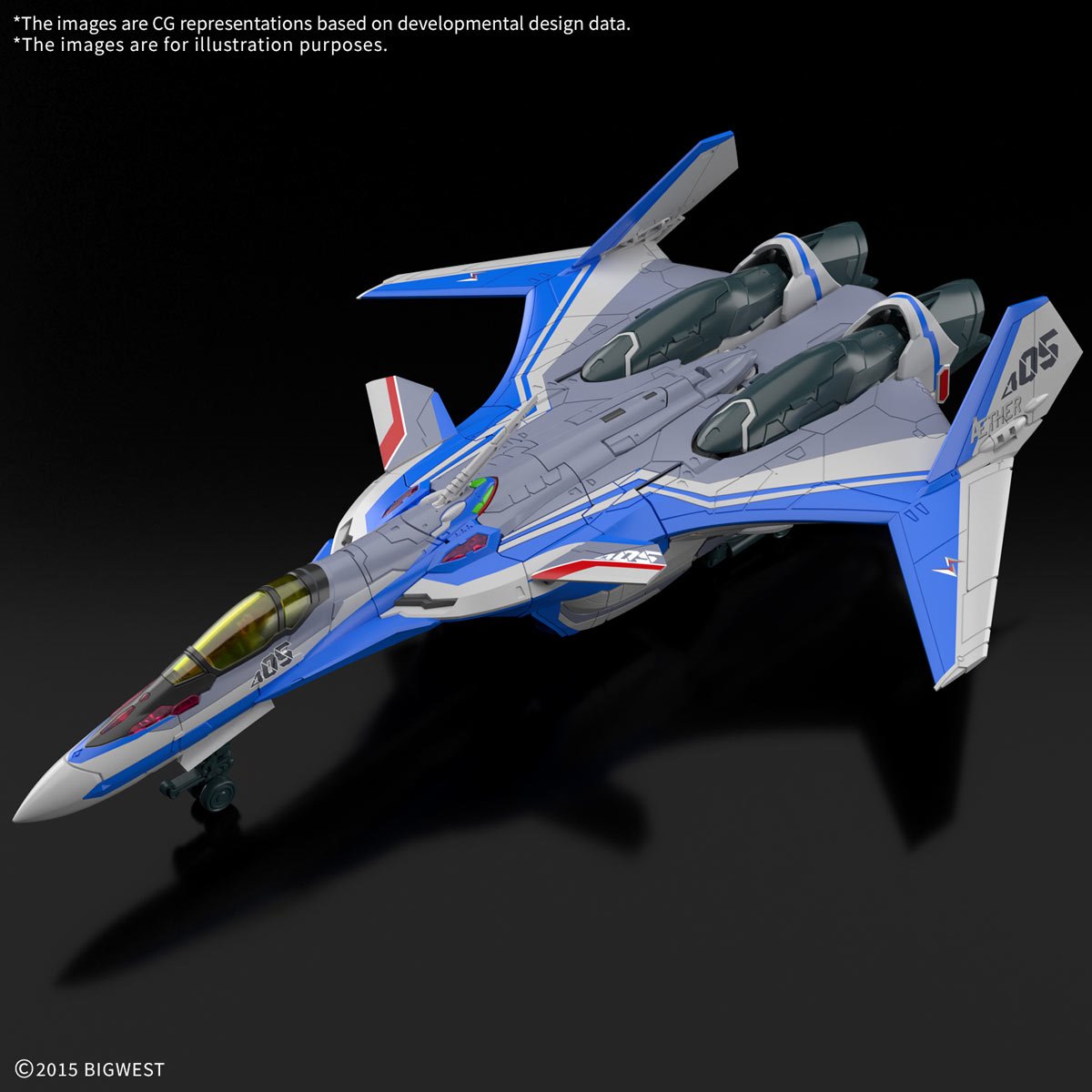 Macross VF-31J Siegfried Hayate Immelmann High Grade 1:100 Scale Model Kit
