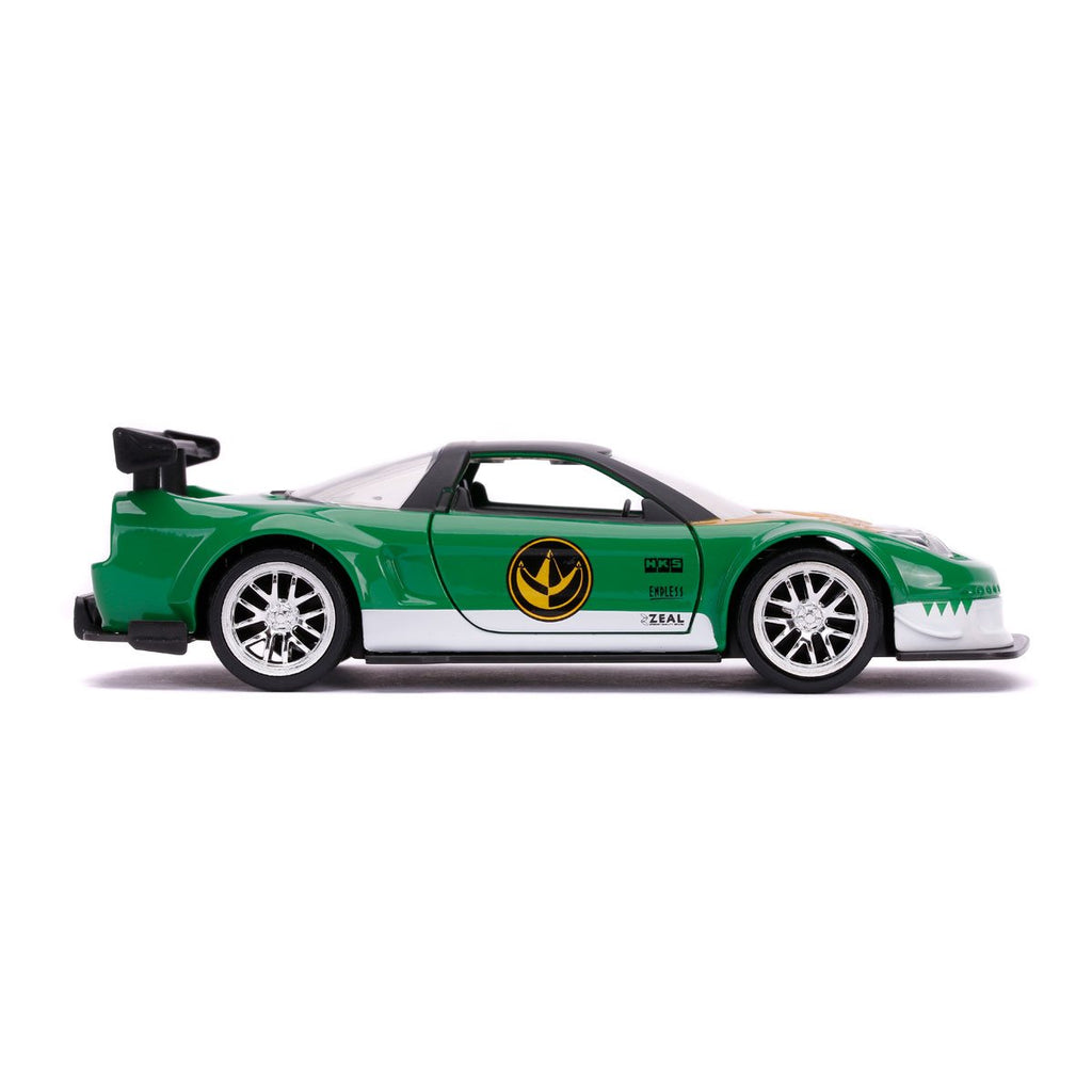 Mighty Morphin Power Rangers Green Ranger 2002 Honda NSX 1:32 Scale Die-Cast Metal Vehicle