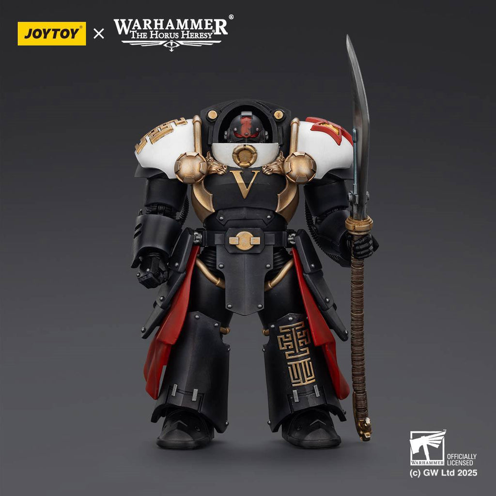 Joy Toy Warhammer The Horus Heresy White Scars Ebon Keshig Terminator 1 with Power Glaive 1:18 Scale Action Figure