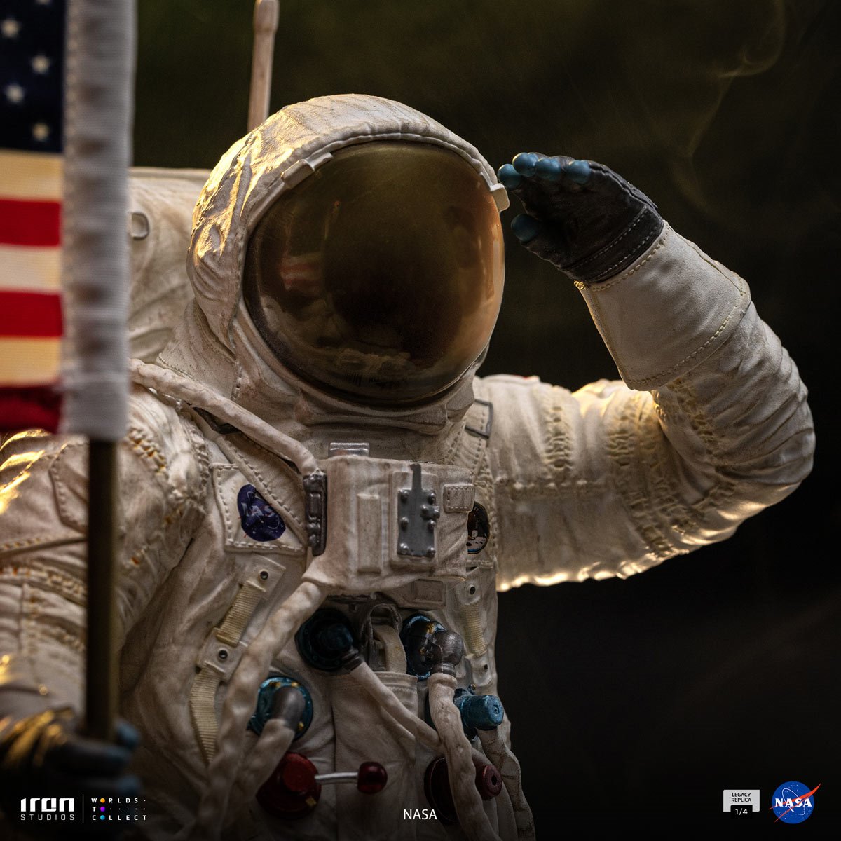 NASA Apollo 11 Astronaut Legacy Replica 1:4 Scale Statue