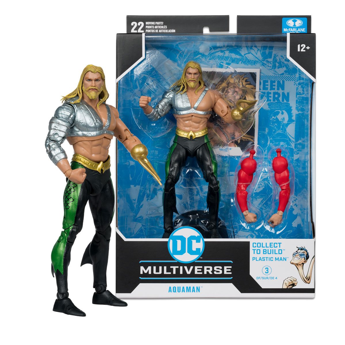 DC Build-A Wave 12 Justice League of America Aquaman 7-Inch Scale Action Figure