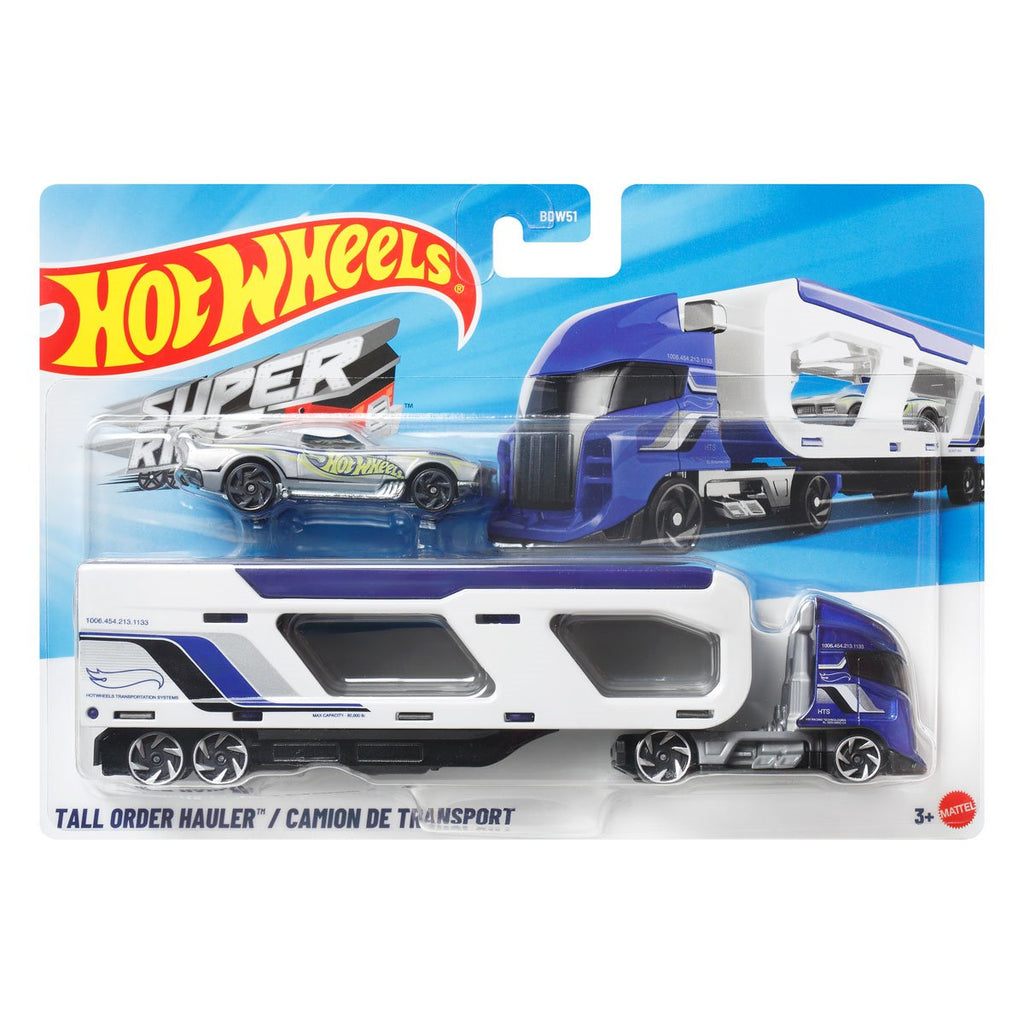 Hot Wheels Super Hauling Rig and Car 2026 Mix 1 Case of 6