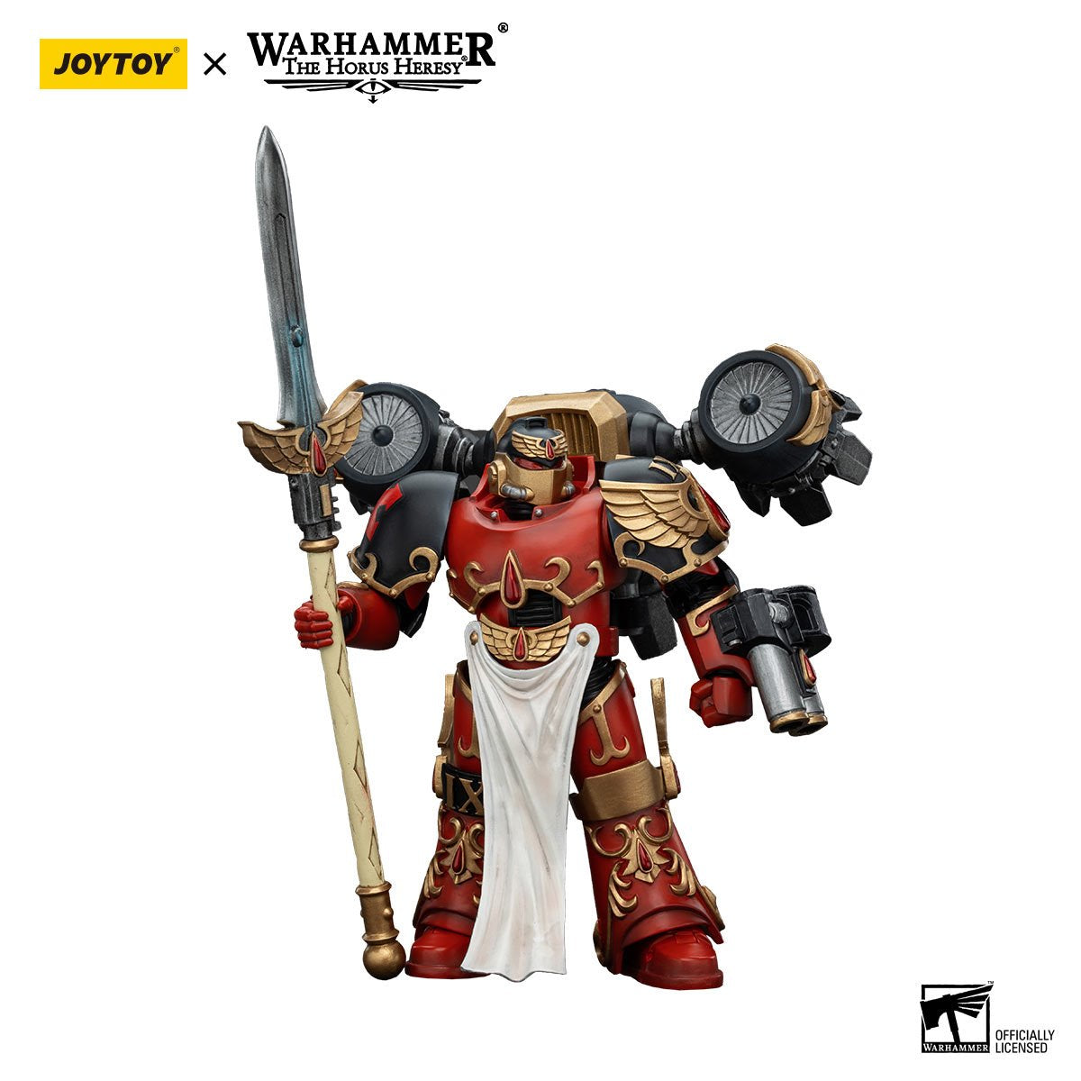 Joy Toy Warhammer The Horus Heresy Blood Angels Dawnbreaker Cohort Champion 1:18 Scale Action Figure