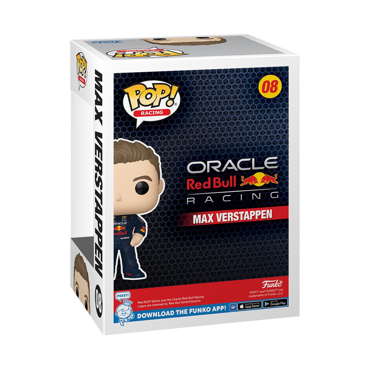 Formula 1 Max Verstappen with Helmet Funko Pop! Vinyl Figure #08
